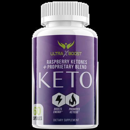 (1 Pack) Ultra X Boost Keto Diet Pills - Utilize Fat for Energy with Ketosis - Boost Energy & Focus, Manage Cravings, Support Metabolism - Supplement for Women and Men - 60 Capsules