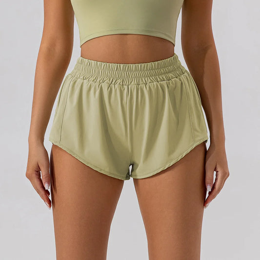 Summer Fitness Hotty Hot Low Waist 2.5 Inch Shorts Women Gym Sportswear Outfit Running Biker Yoga Wear Short Workout Clothing